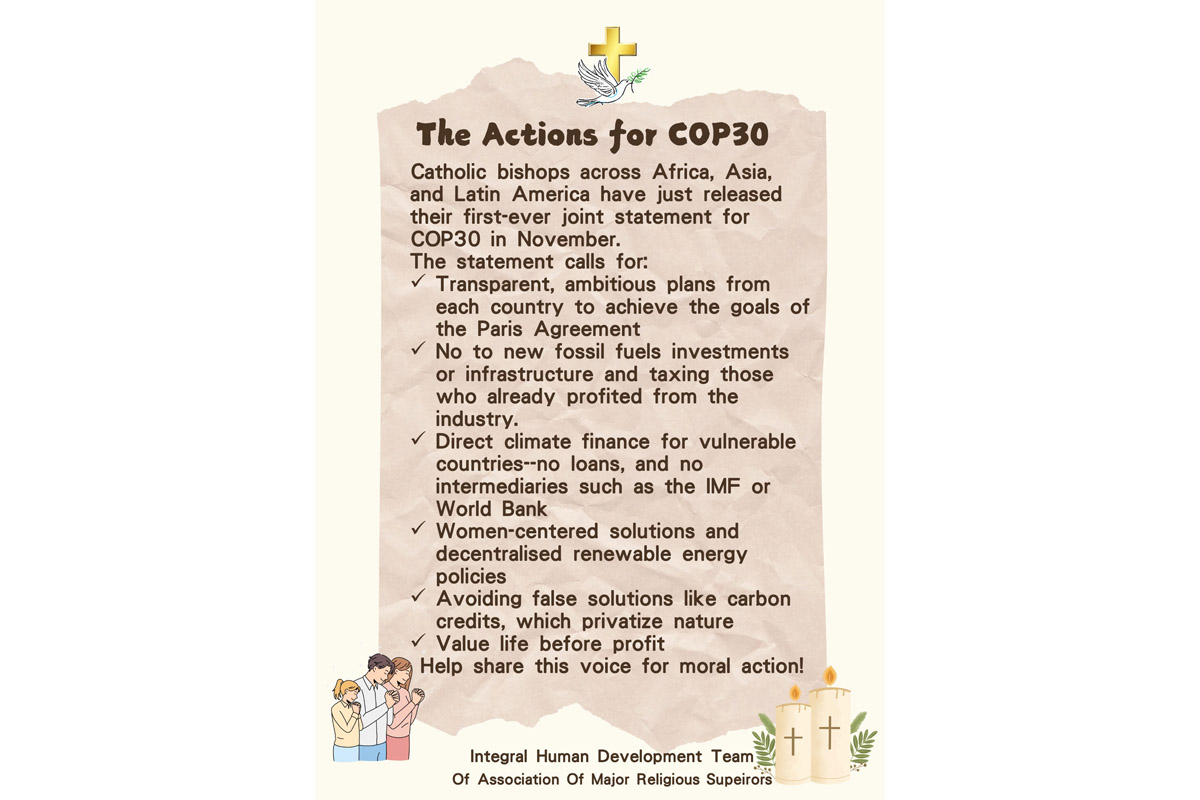 The Actions for COP30